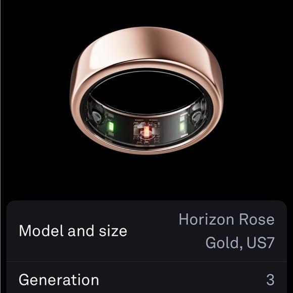Smart Wearable Ring in Rose Gold - Picture 1 of 5